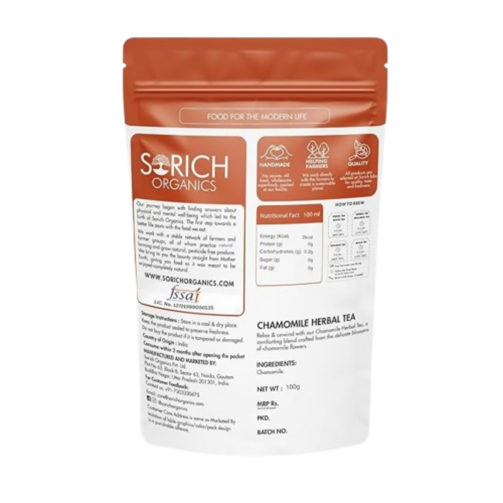 Sorich Organics Chamomile Flower Herbal Tea