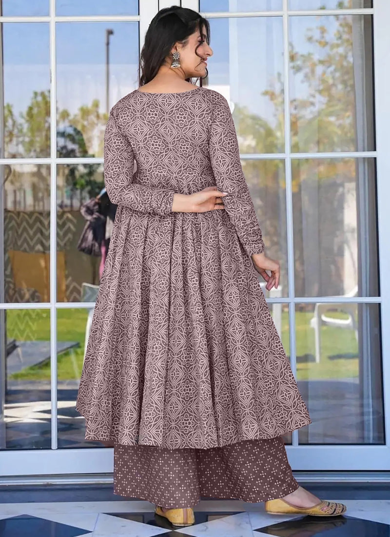 Vegaa Fashion Onion Pink Pure Muslin Digital Printed Designer Salwar Suit