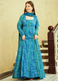 Vegaa Fashion Rama Georgette Digital Print Designer Gown For Festive