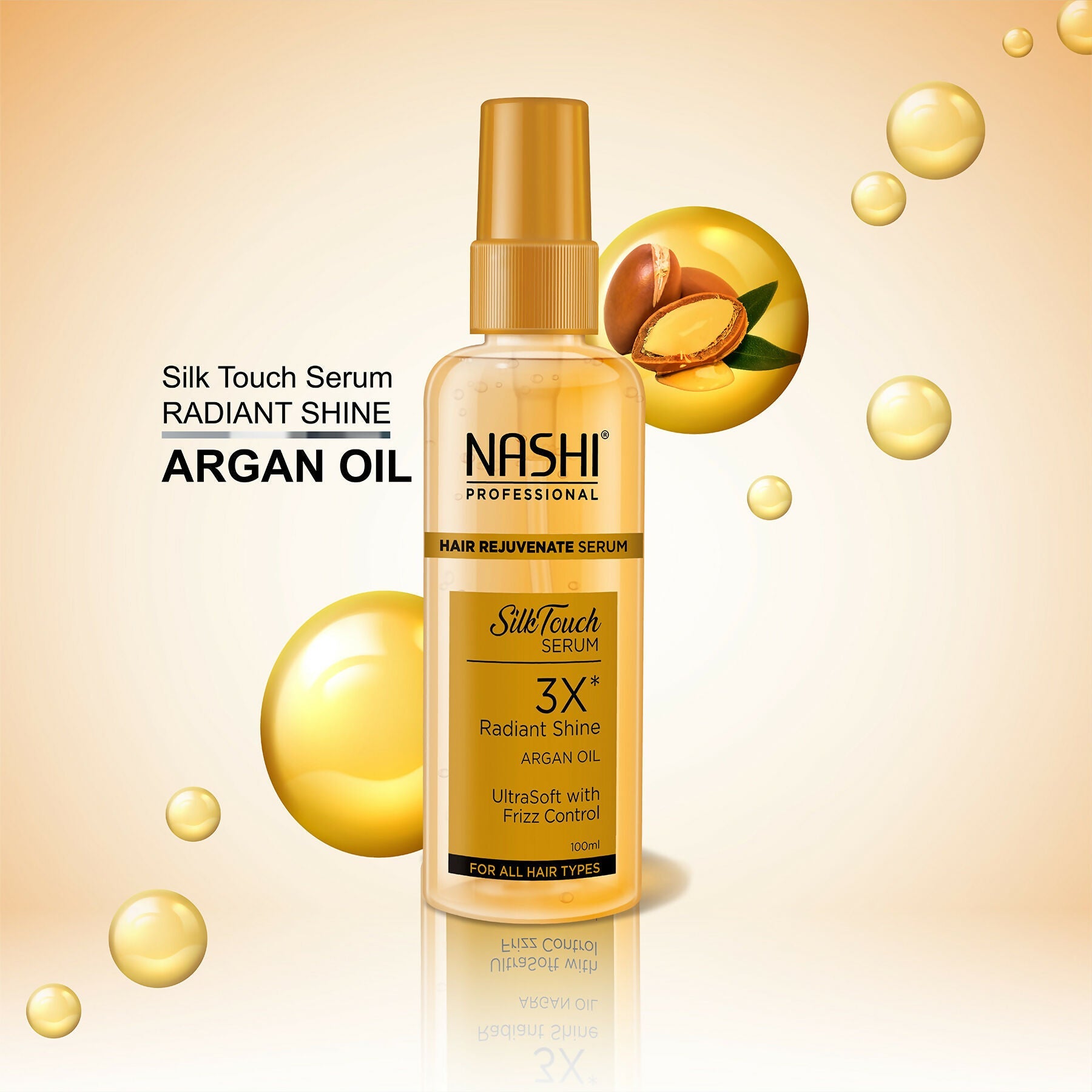 Nashi EverSilk Argan Oil Hair Serum for Women & Men