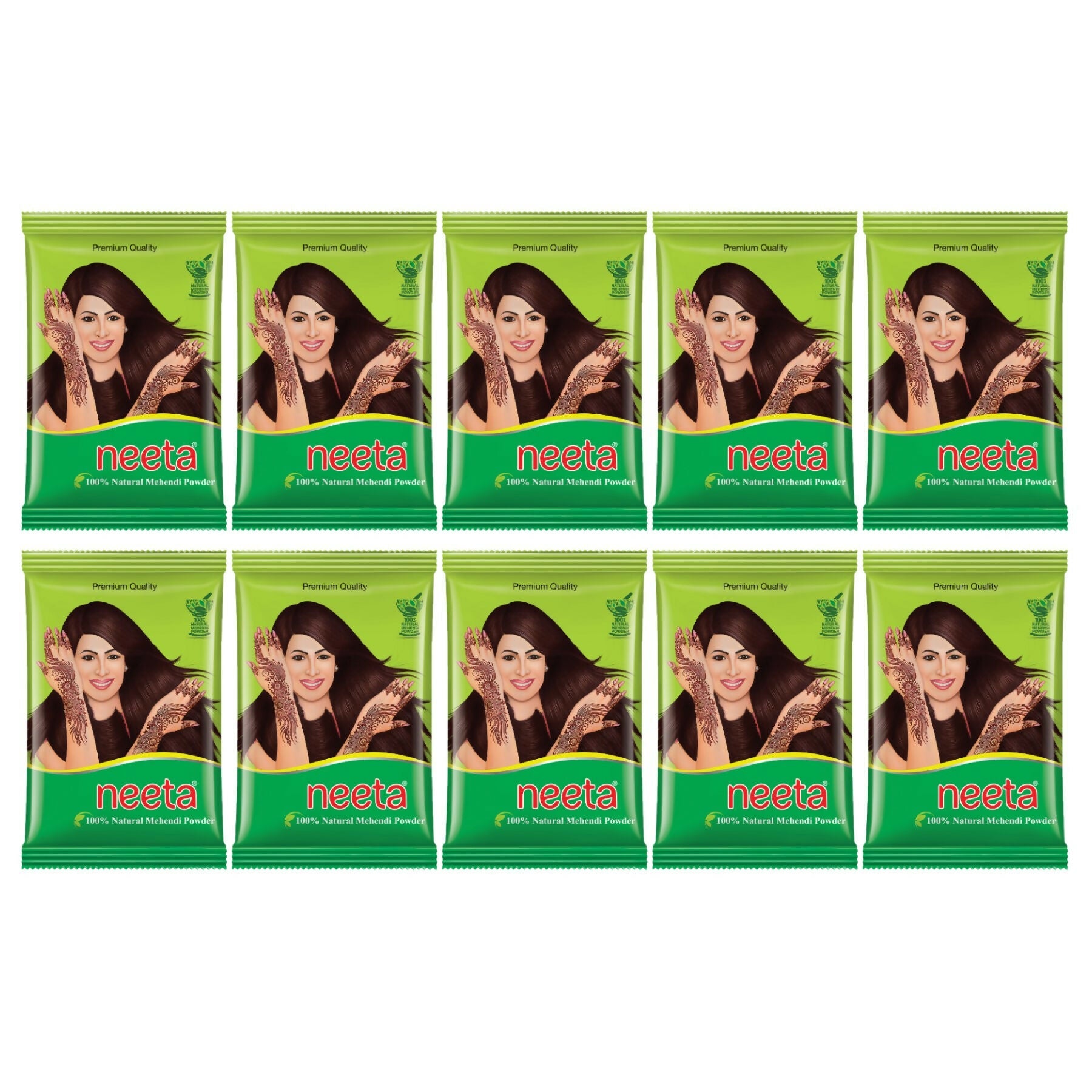 Neeta Henna Powder Enriched With Natural Herbs-Natural Brown