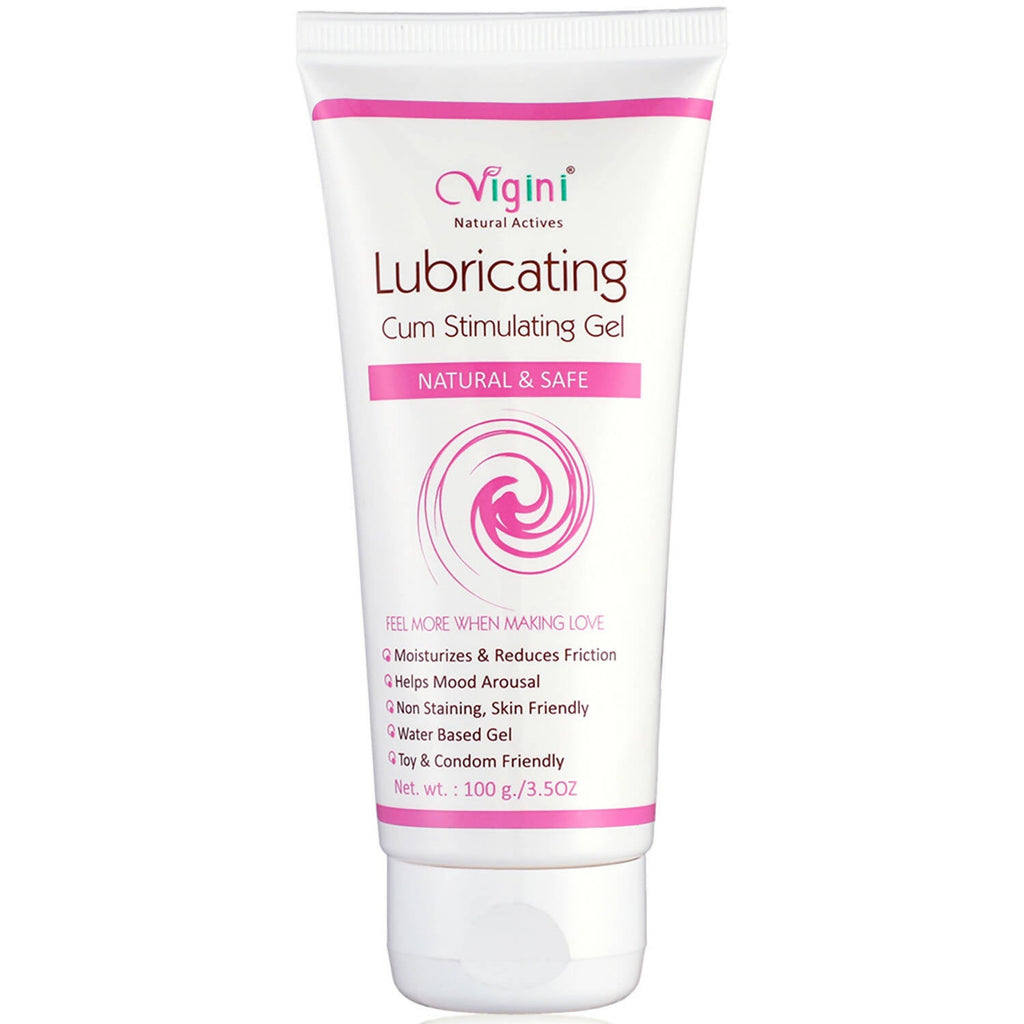 Vigini Natural Actives Vaginal Lubricant, Lubricating Cum Stimulating Lube Gel