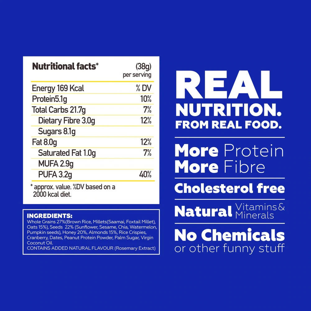 Yoga Bar Nuts & Seeds Multigrain Energy Bars