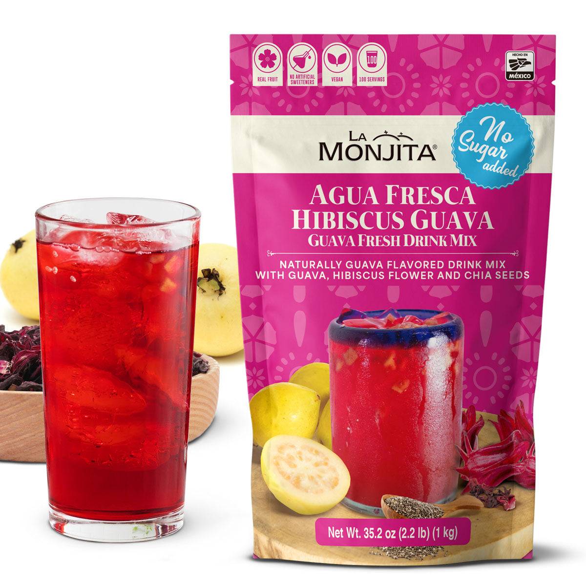 Agua Fresca Hibiscus Guava