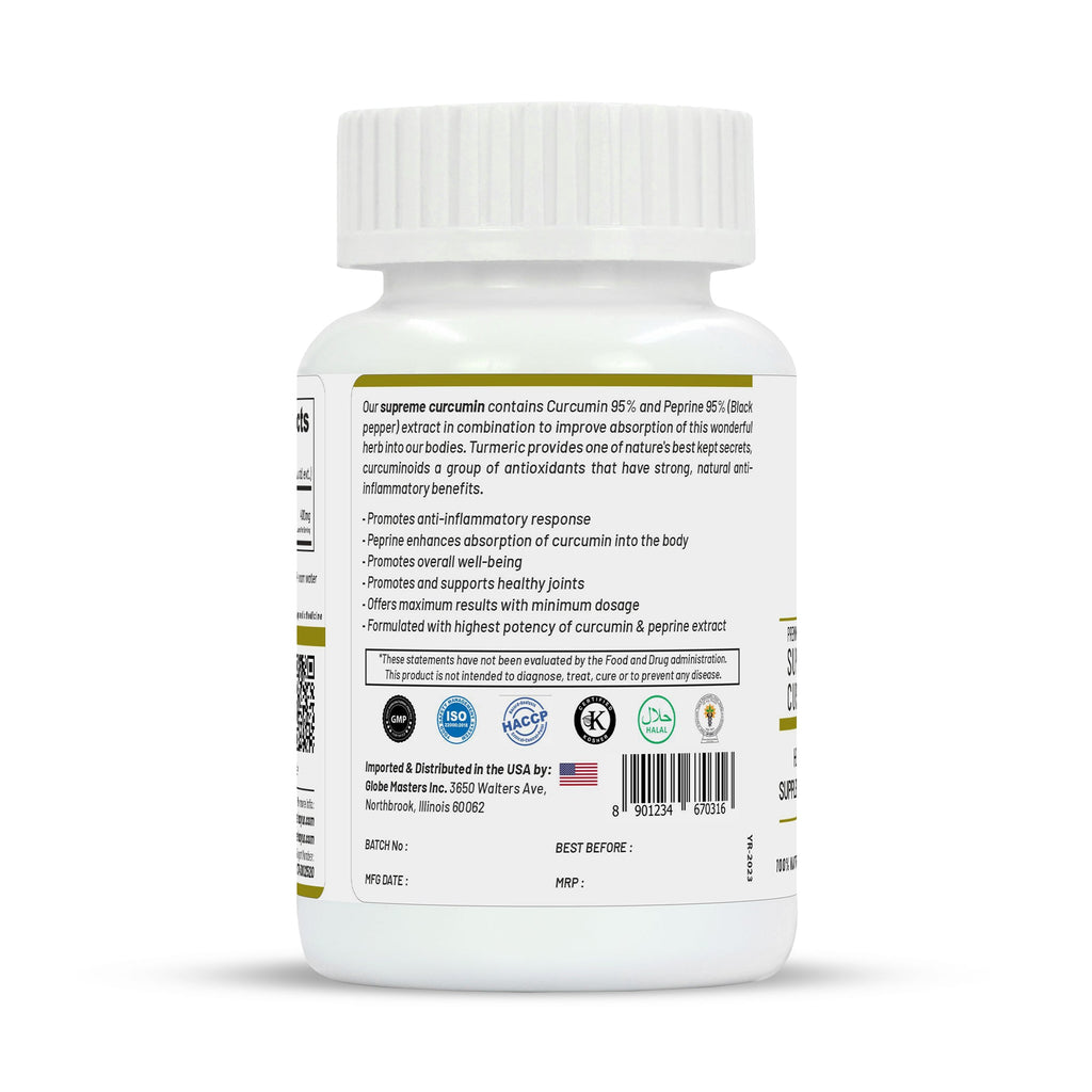 Life Aveda Premium Supreme Curcumin Capsules