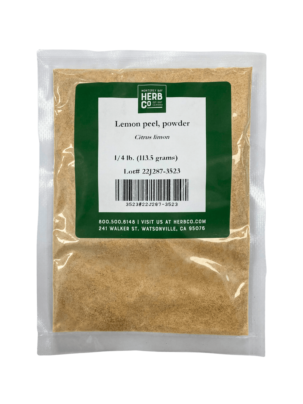Lemon Peel Powder