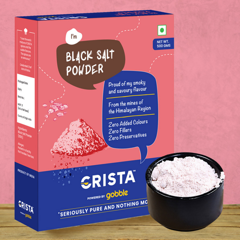 Crista Spices Black Salt Powder