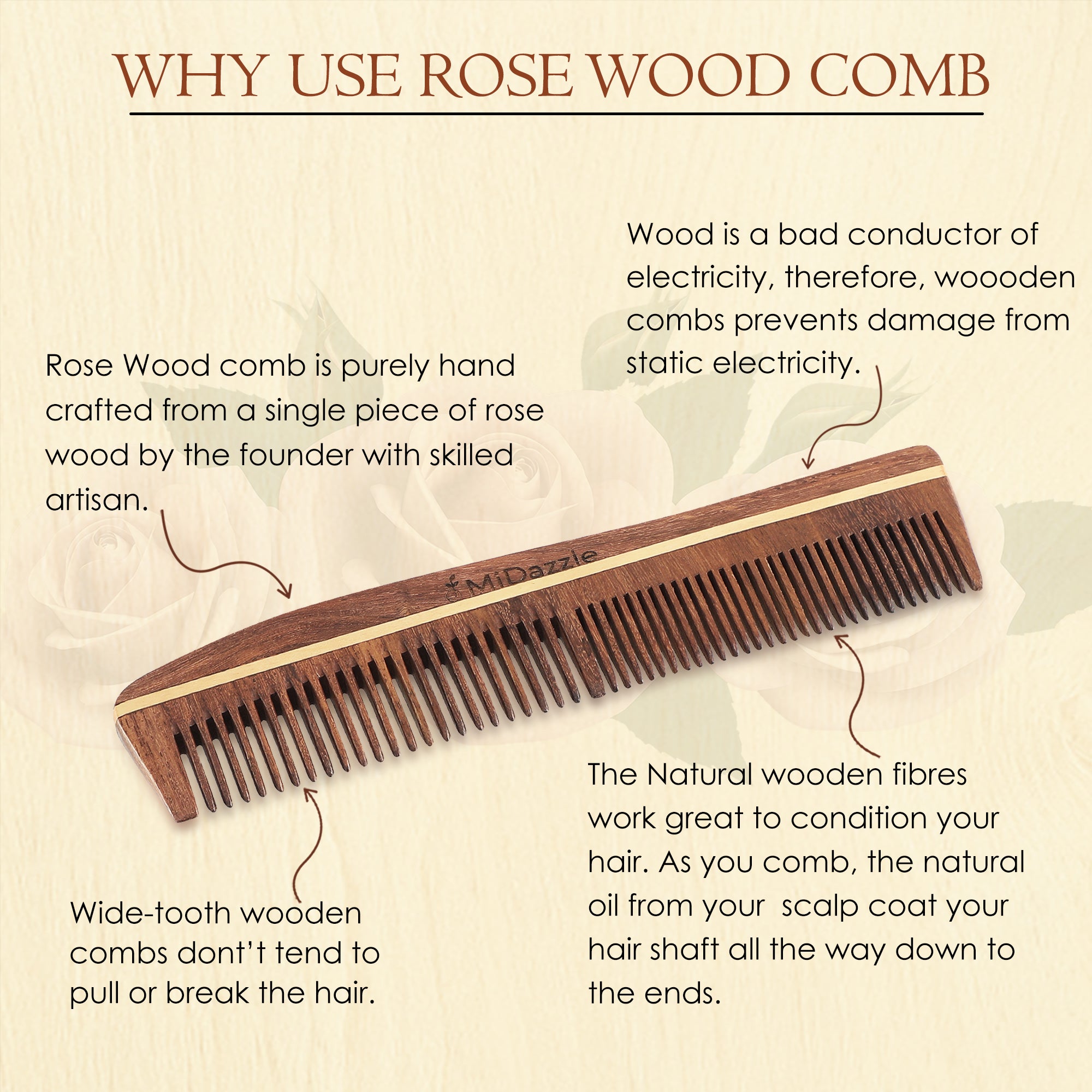 MiDazzle Dressing Comb (2 In 1) MIRC2004