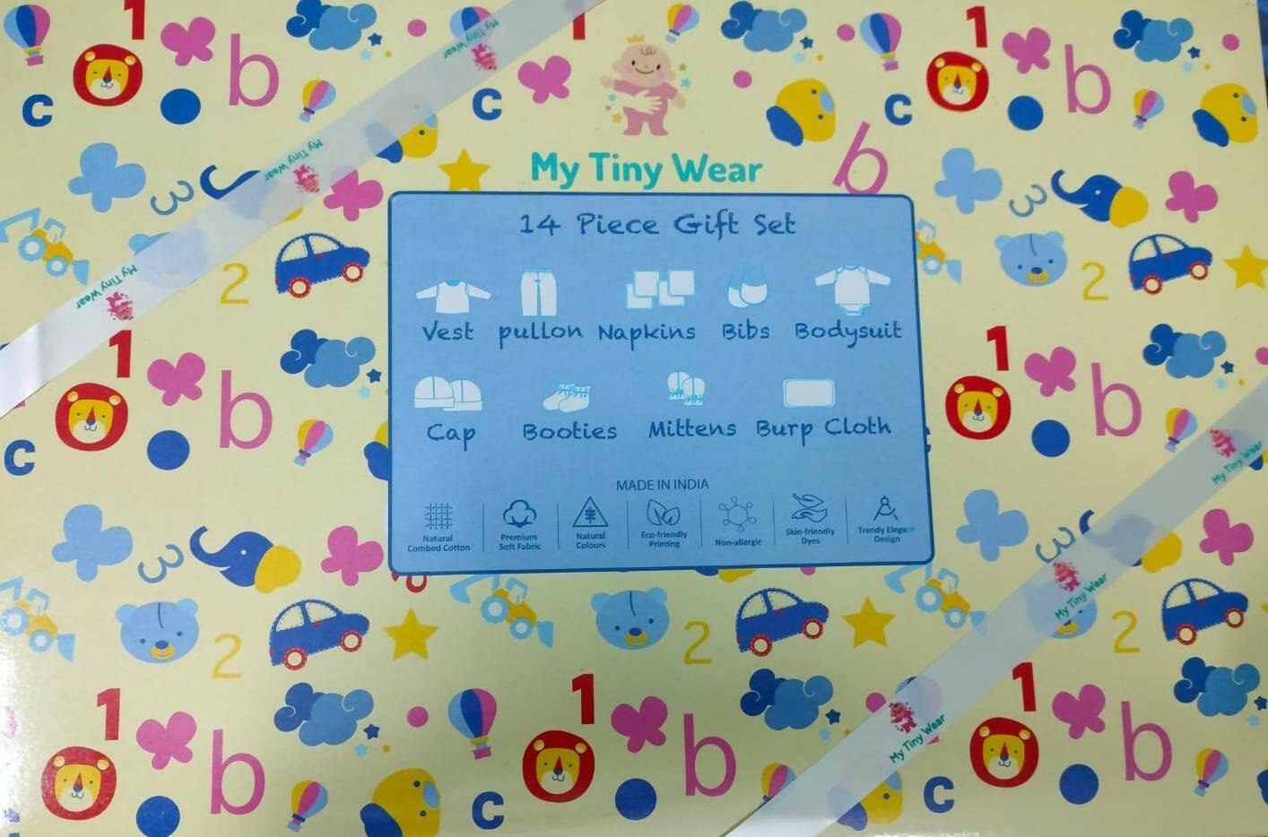 My Tiny Wear Full Sleeves New Born Baby Gift Set - Red