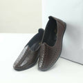 Tiny Bugs Boys Party & Ethnic Wear Mojari - Dark Brown