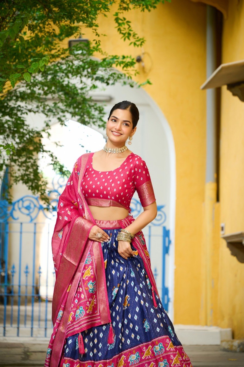 Lehenga Mart Gorgeous Lehenga Choli For Wedding-Blue