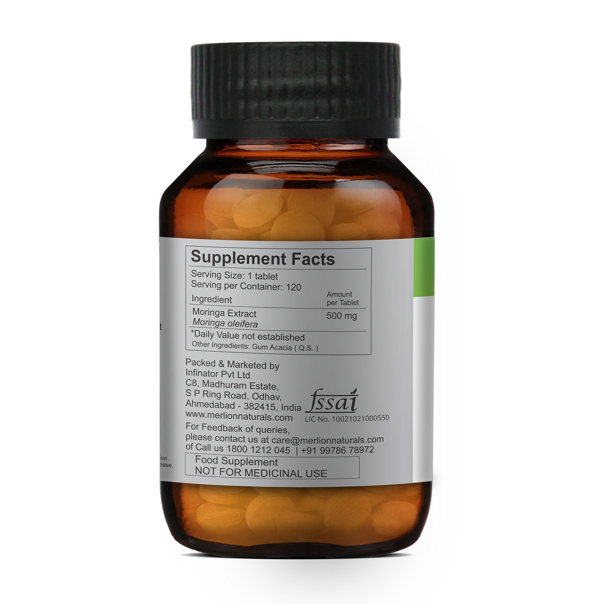 Merlion Naturals Moringa 500mg Tablets