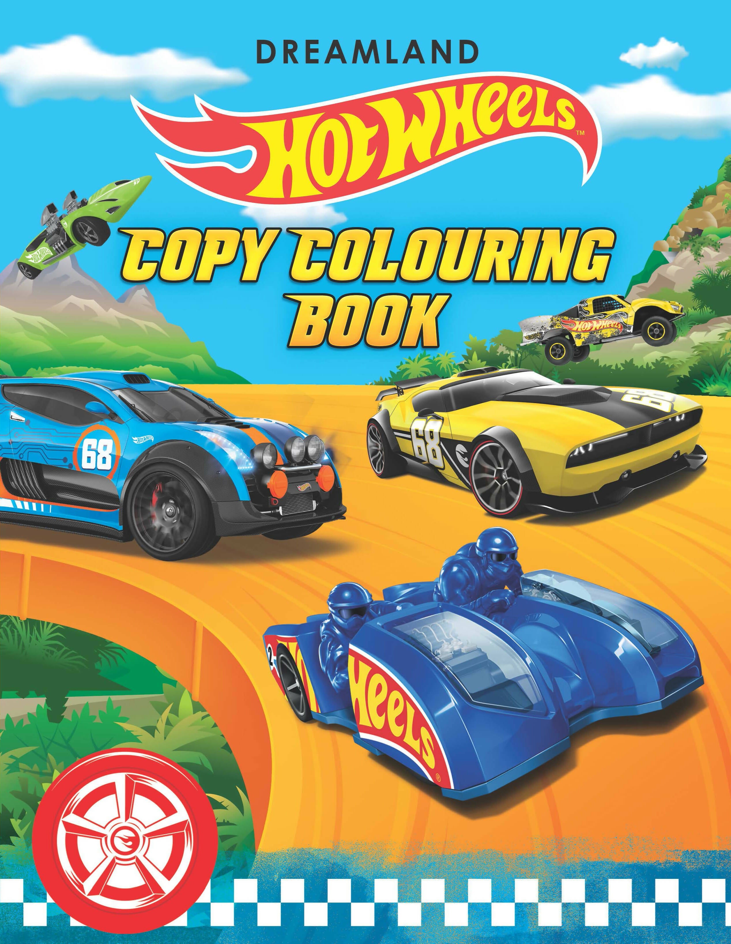 Dreamland Publications Hot Wheels Copy Colouring Book : Children Drawing, Painting & Colouring Book