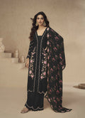 Anaita Black Chinon Readymade Suit with Embroidery Sequence Work