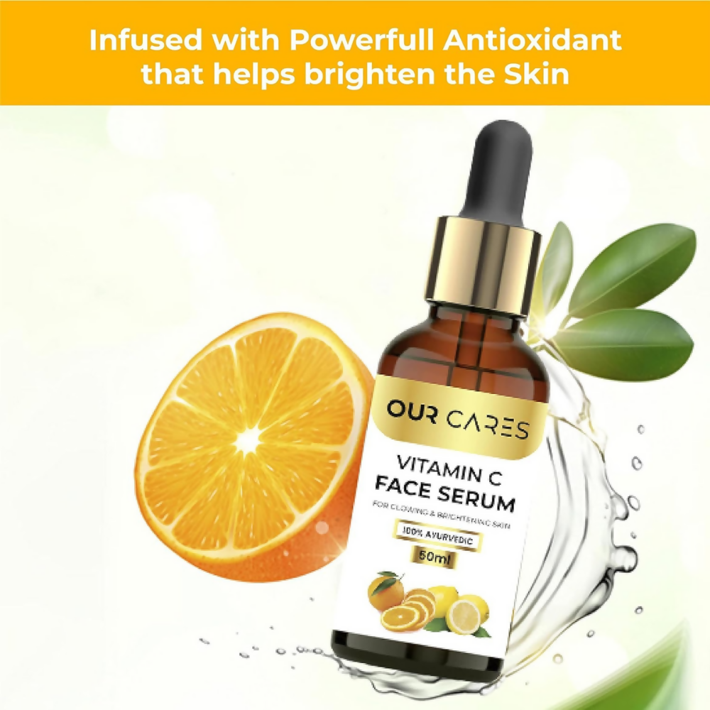 Our Cares Vitamin C Daily Glow Face Serum for Men & Women