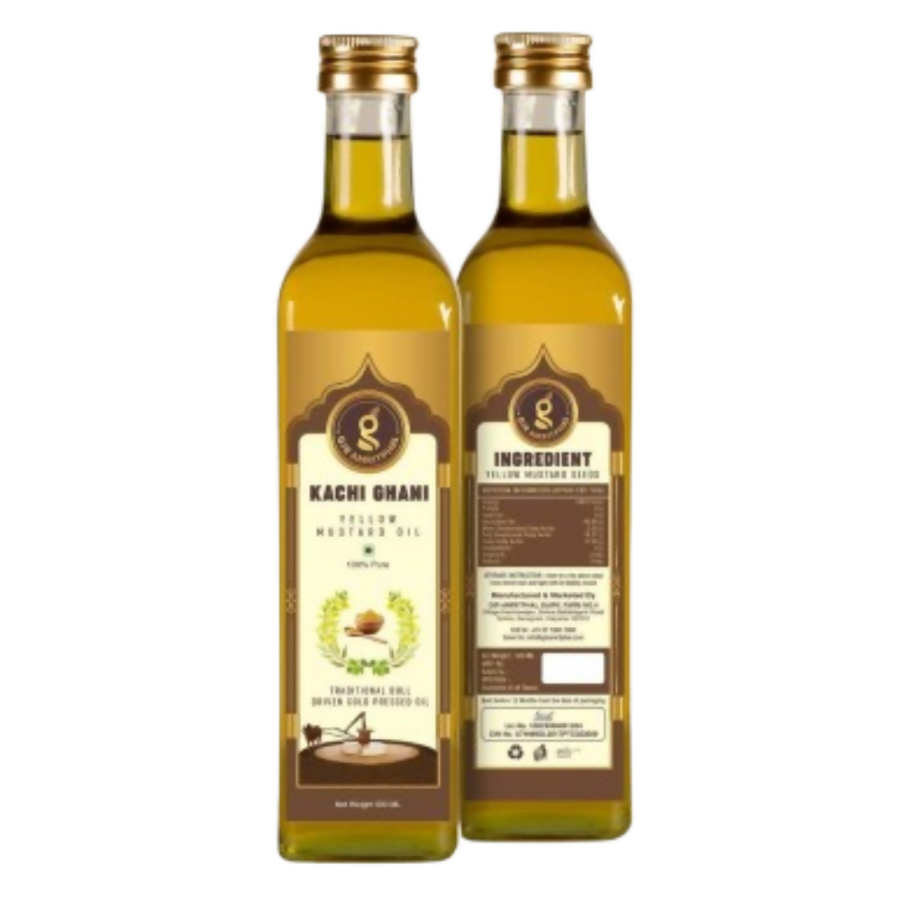 Giramritphal Kachi Ghani Cold Pressed Yellow Mustard Oil