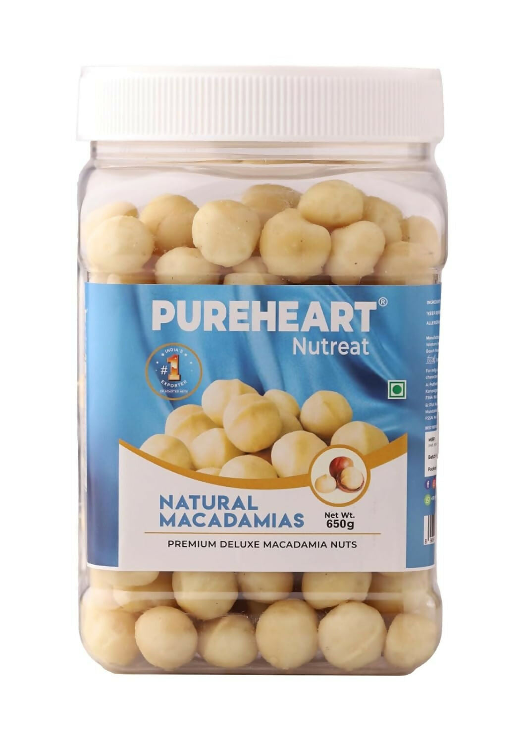 Pureheart Nutreat Natural Macadamia