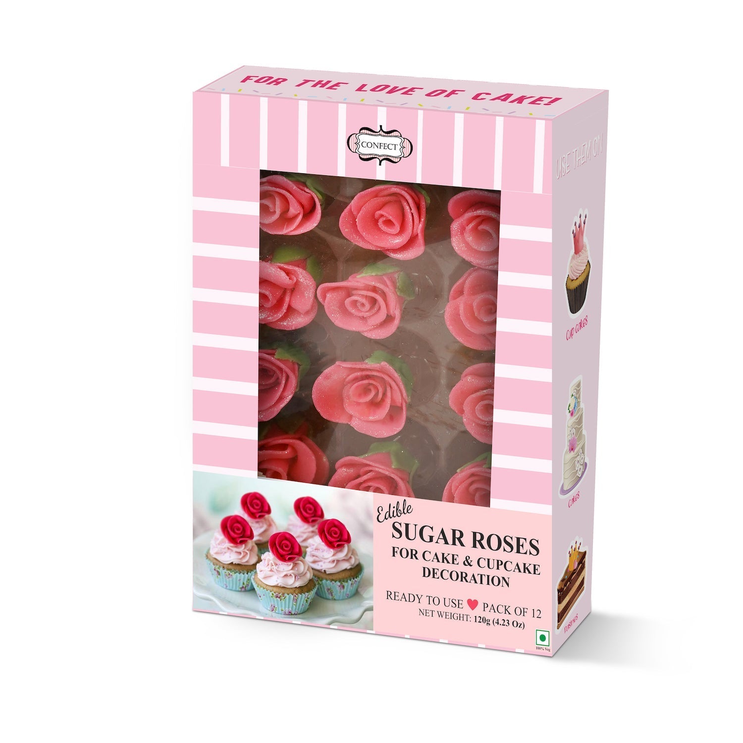 Confect Neon Pink | Edible Sugar Flowers