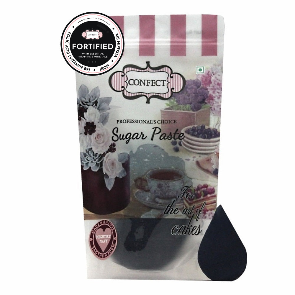 Confect Nightsky Navy Fondant | Edible Nutritional Sugarpaste