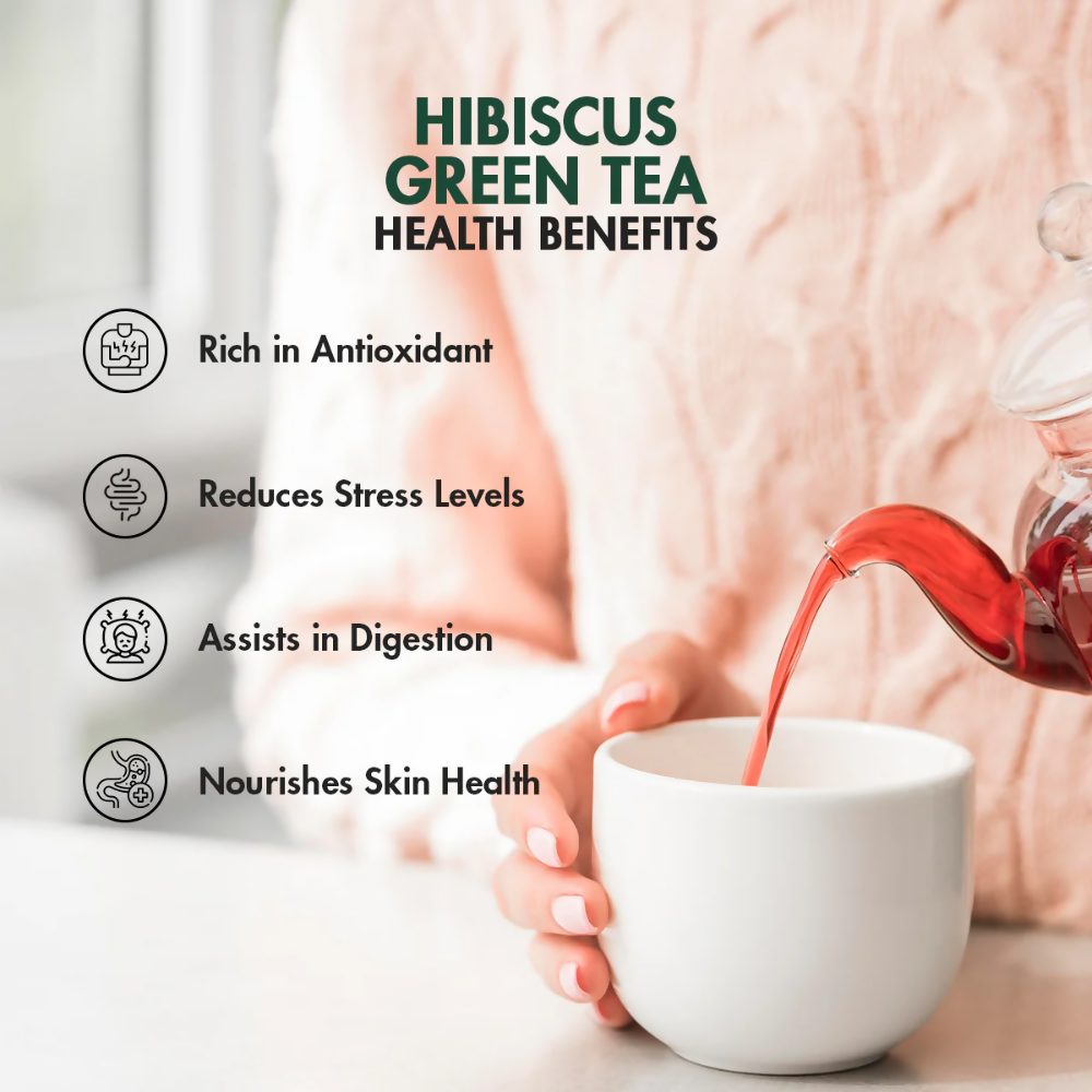 Tea Treasure Hibiscus Green Tea Bags