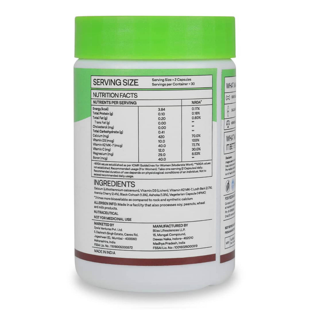OZiva Plant Based HerBones Capsules