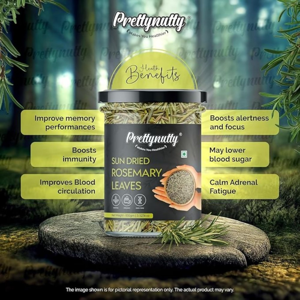 Pretty Nutty 100% Natural Rosemary Dried Leaves