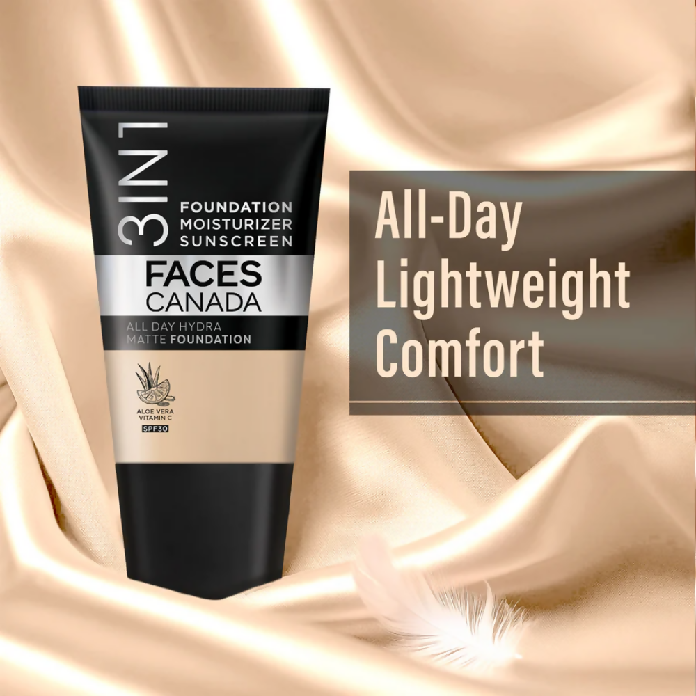 Faces Canada All Day Hydra Matte Mini Foundation - Warm Natural 021