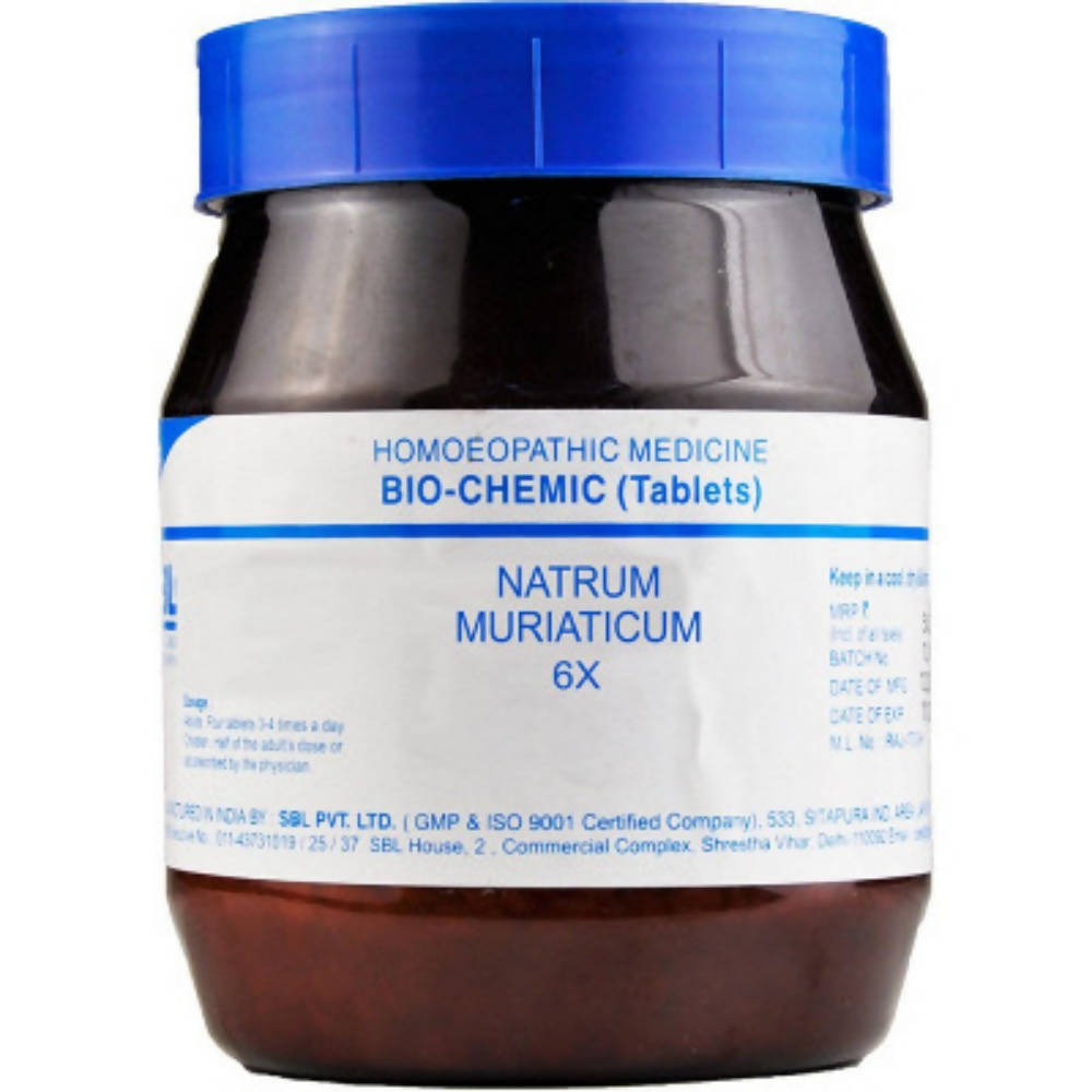 SBL Homeopathy Natrum Muriaticum Biochemic Tablets