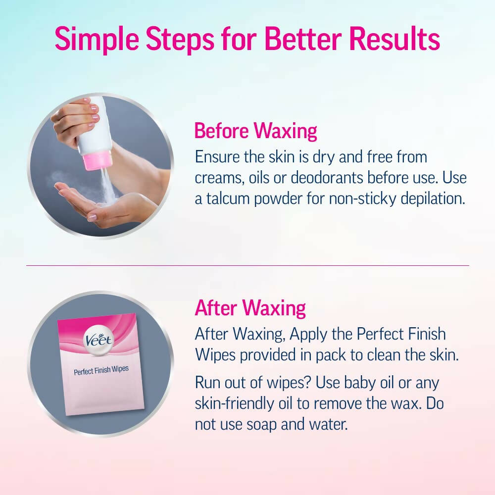 Veet Professional Waxing Strips for Women - Normal Skin
