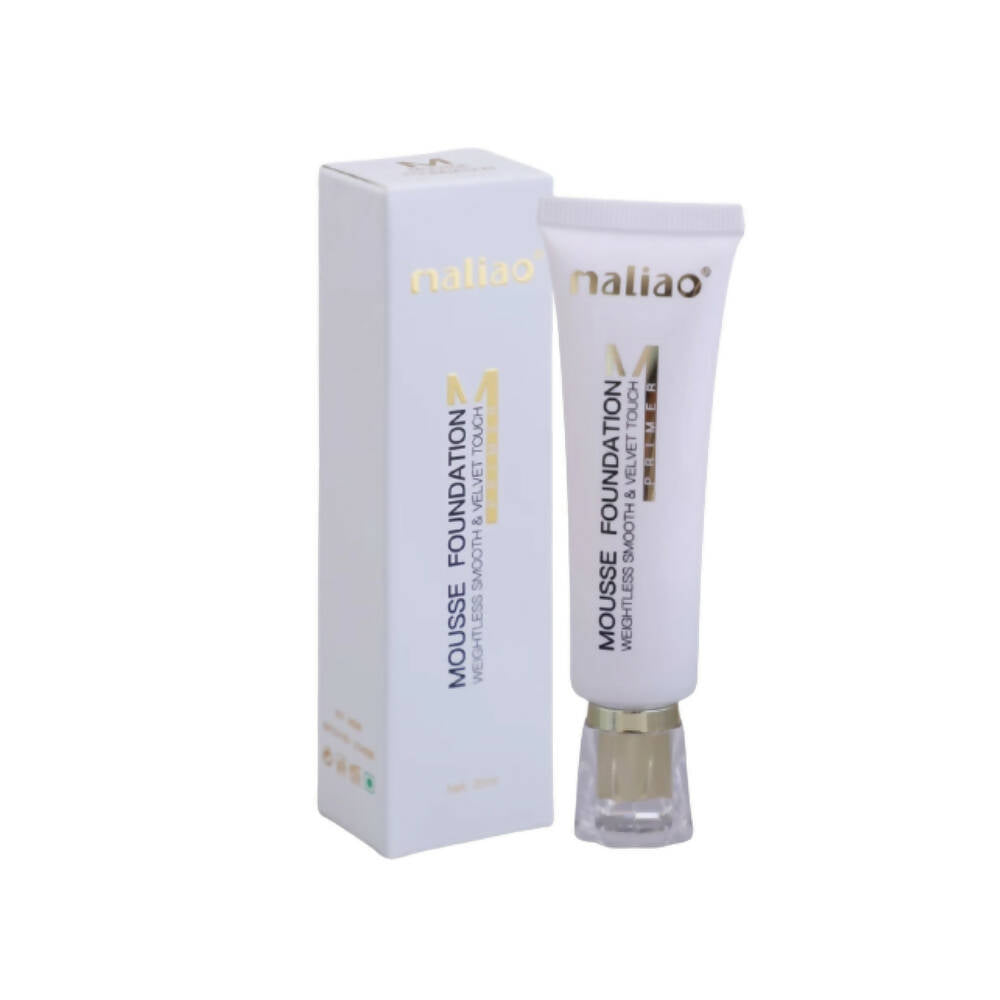 Maliao Primer Weightless Smooth & Velvet Touch Mousse Foundation