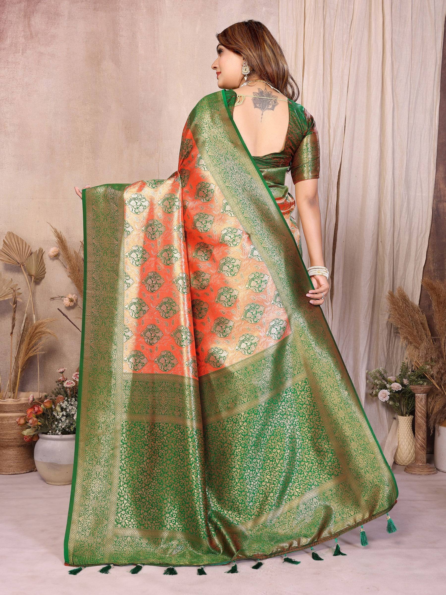 Anaita Banarasi Tissue Silk Saree