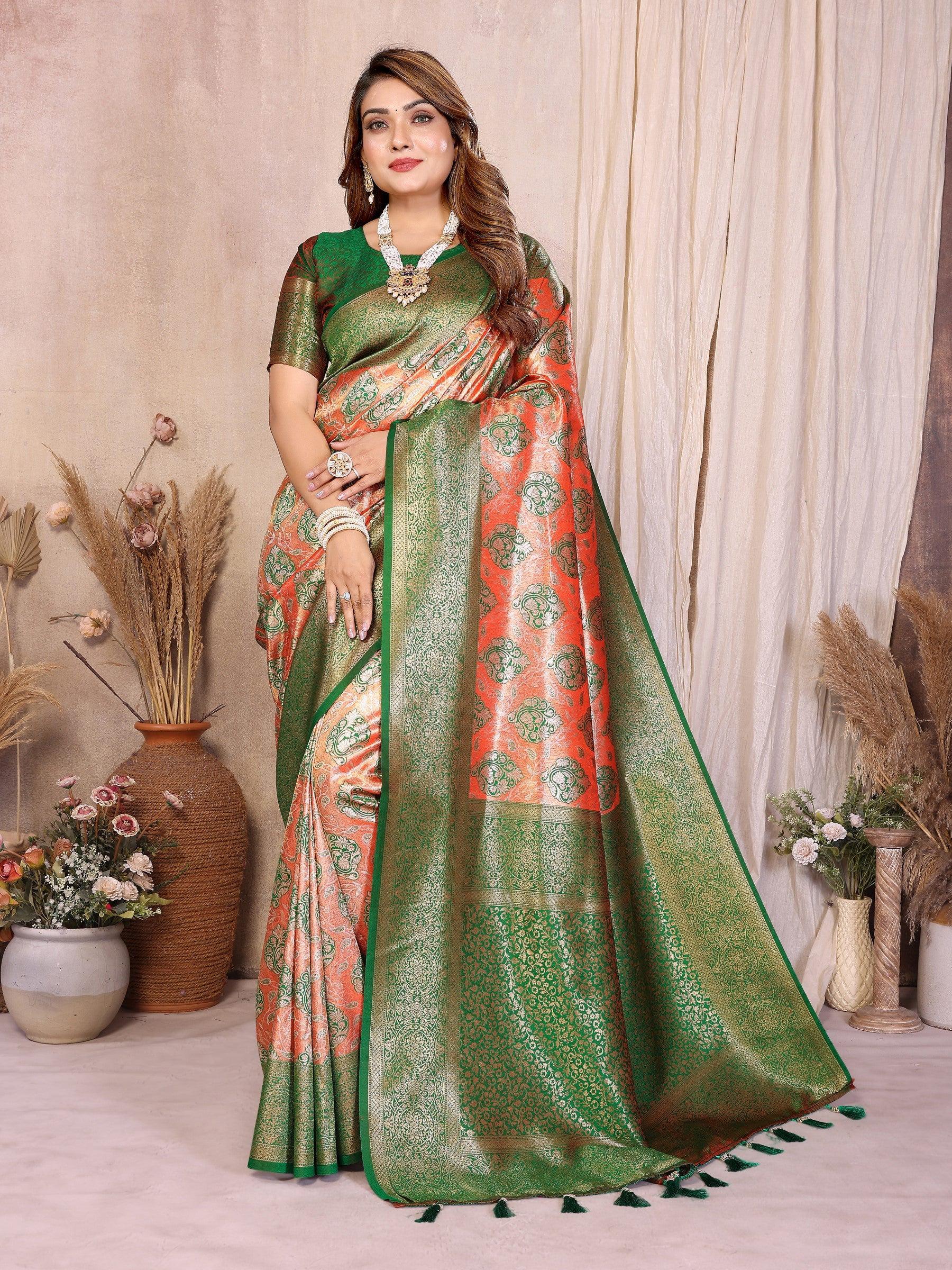 Anaita Banarasi Tissue Silk Saree
