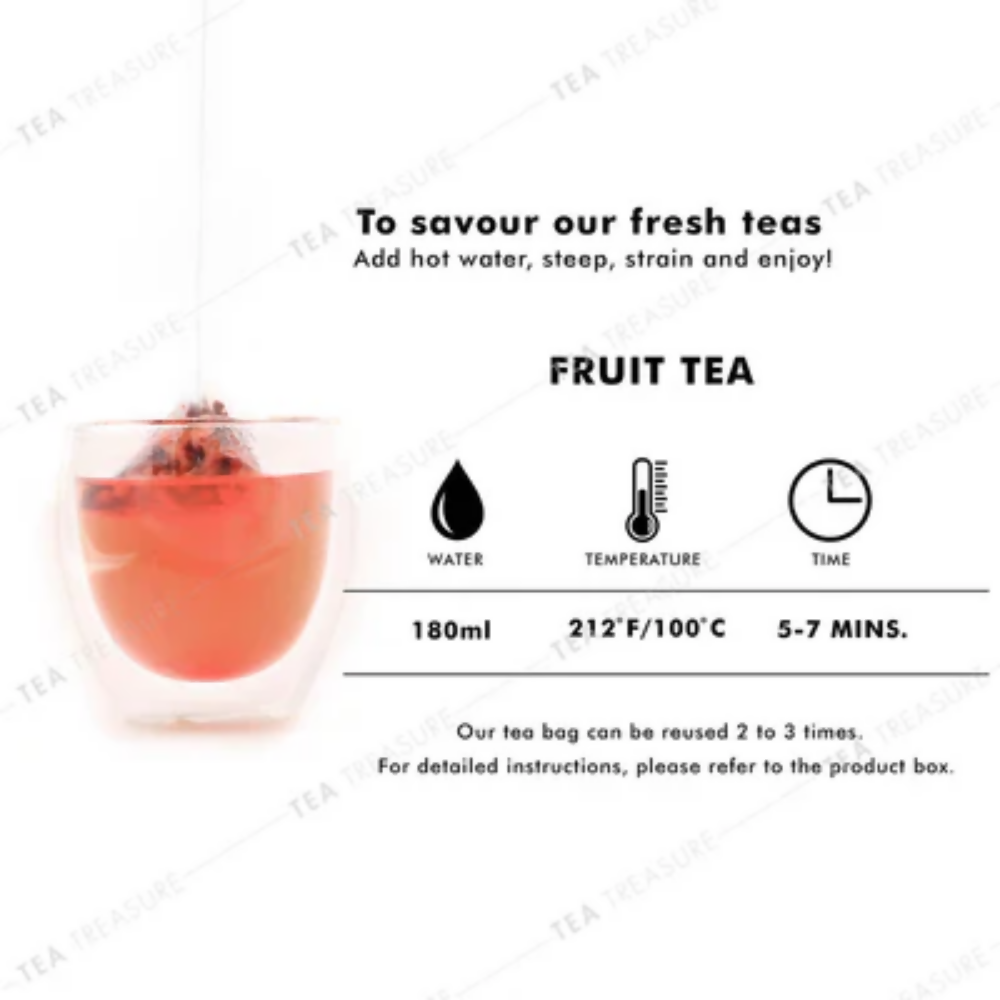 Tea Treasure Berry Blast Fruit Tea Bags
