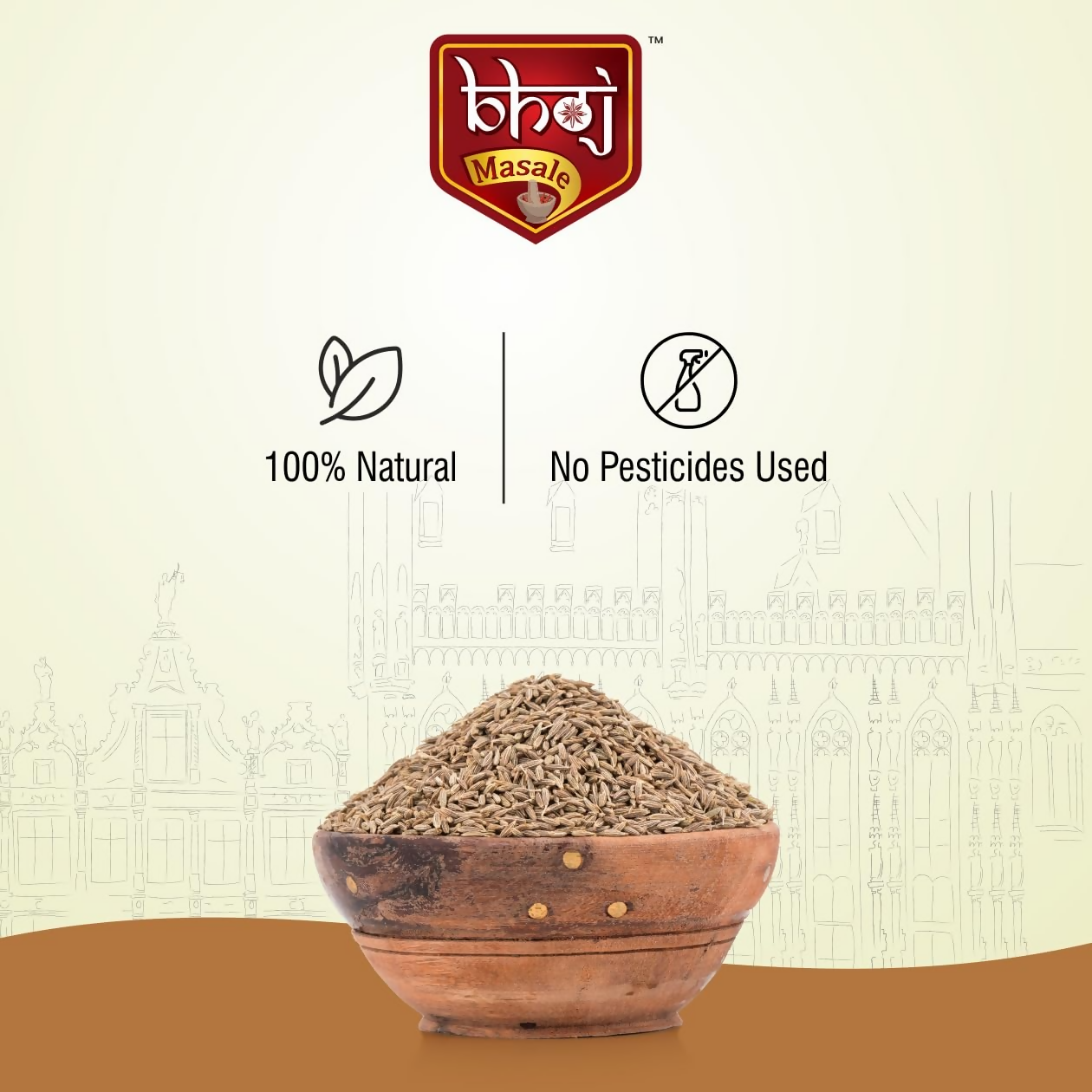 Bhoj Masale Fresh and Natural Roasted Cumin Powder