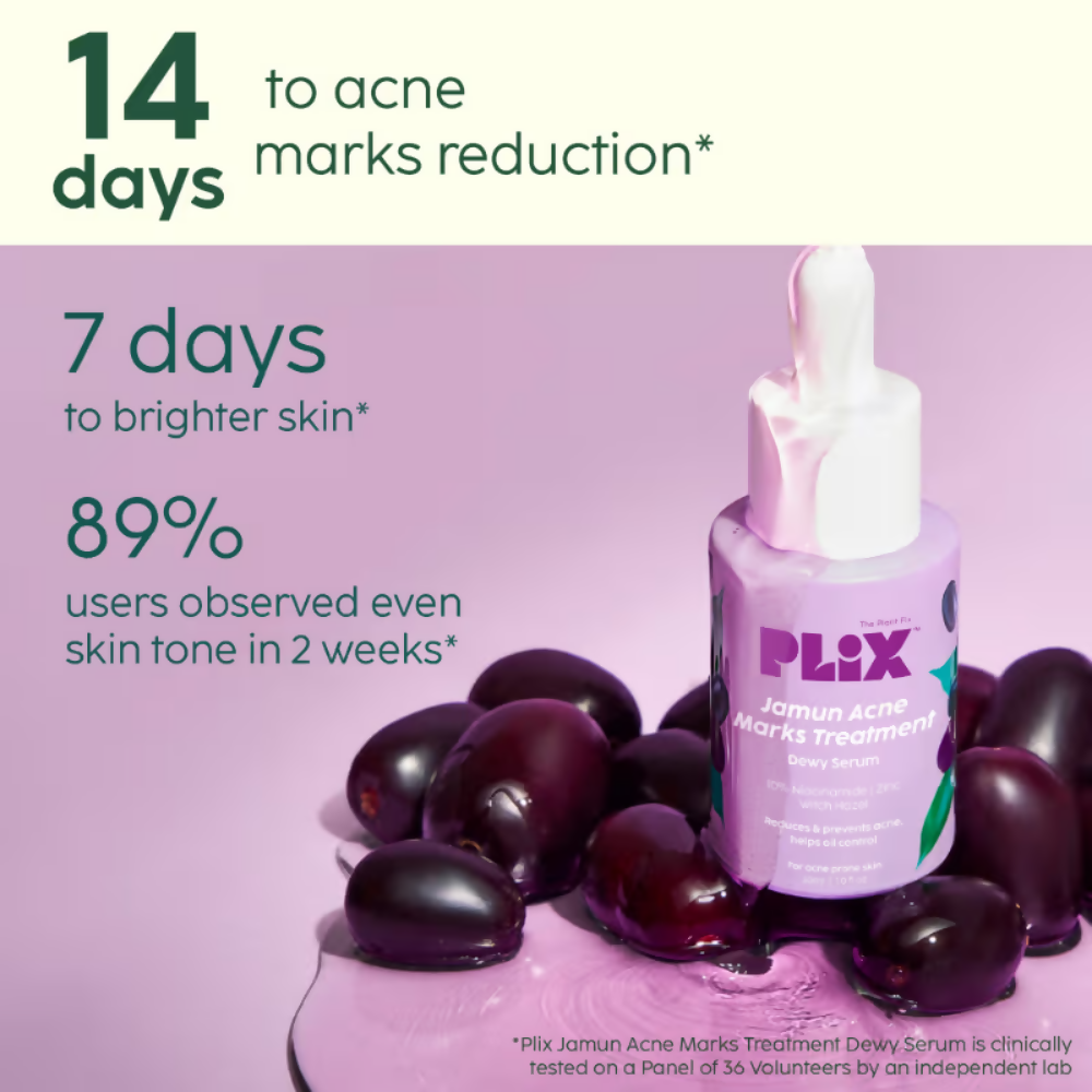 PLIX The Plant Fix 2% Acne Buster Moisturizer & 10% Niacinamide Serum