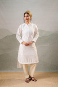 Juniper White Embroidered Kurta