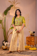 Juniper Palm Muse Beige Co-Ord Set