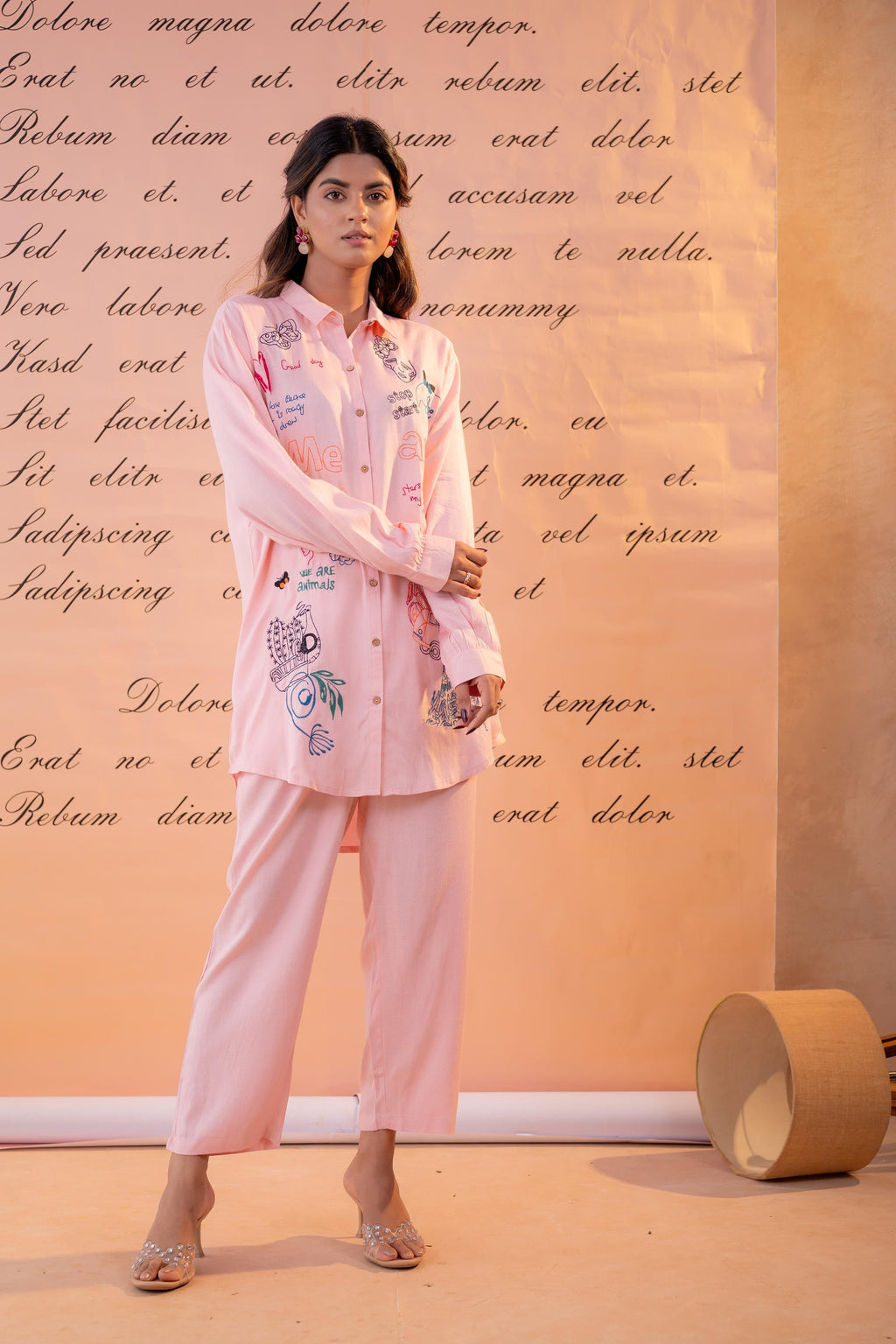 Juniper Blush Scribble Muse Co-Ord Set
