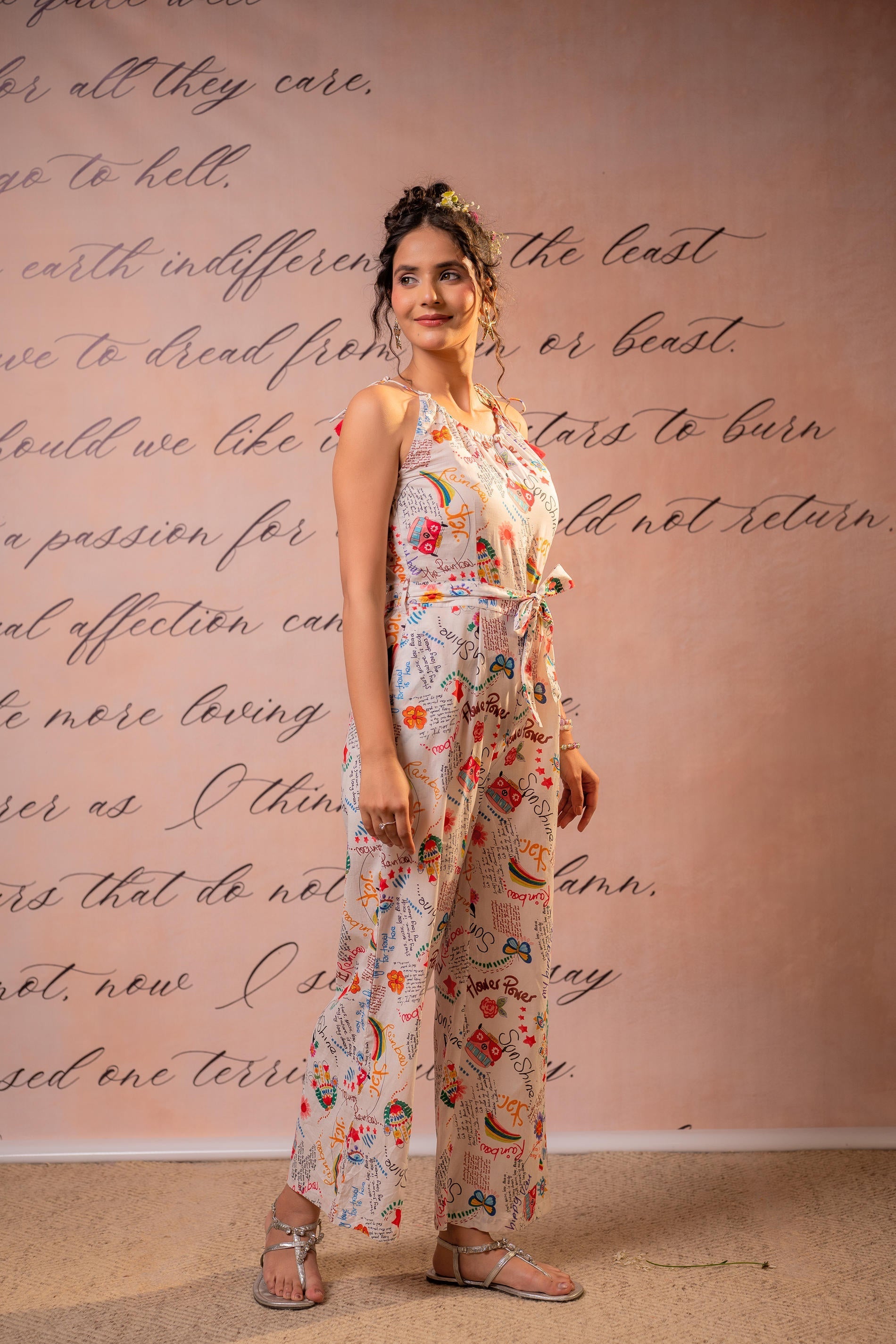 Juniper Canvas Carnival Printed Jumpsuit