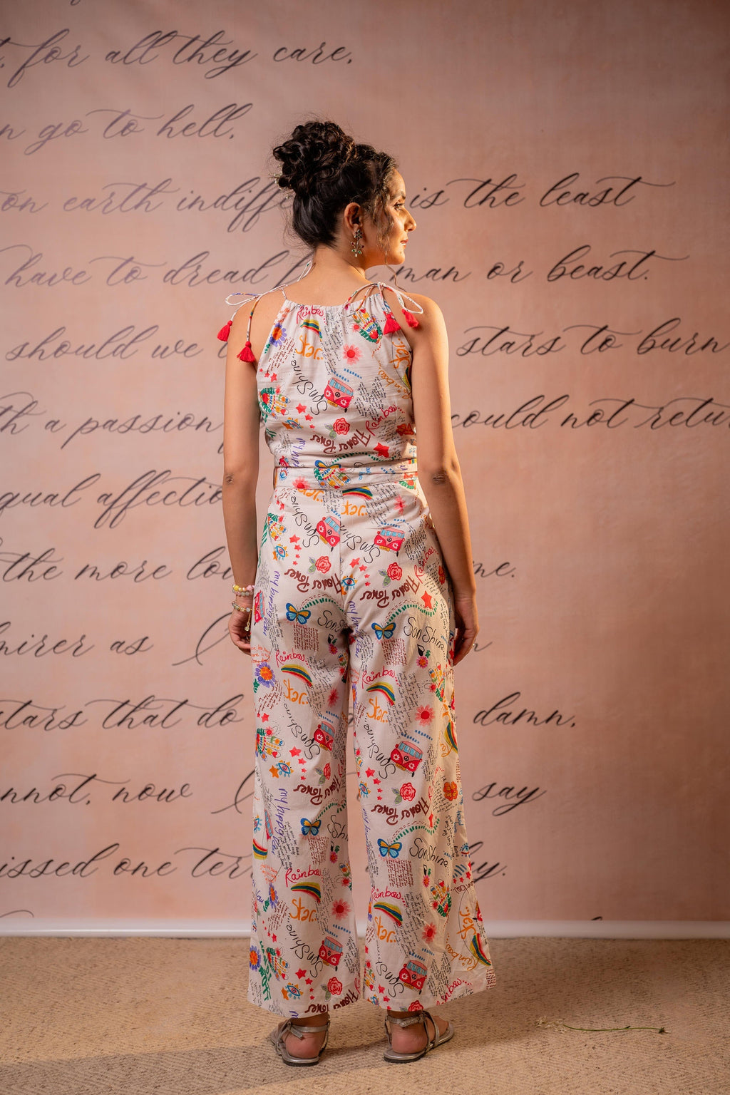 Juniper Canvas Carnival Printed Jumpsuit