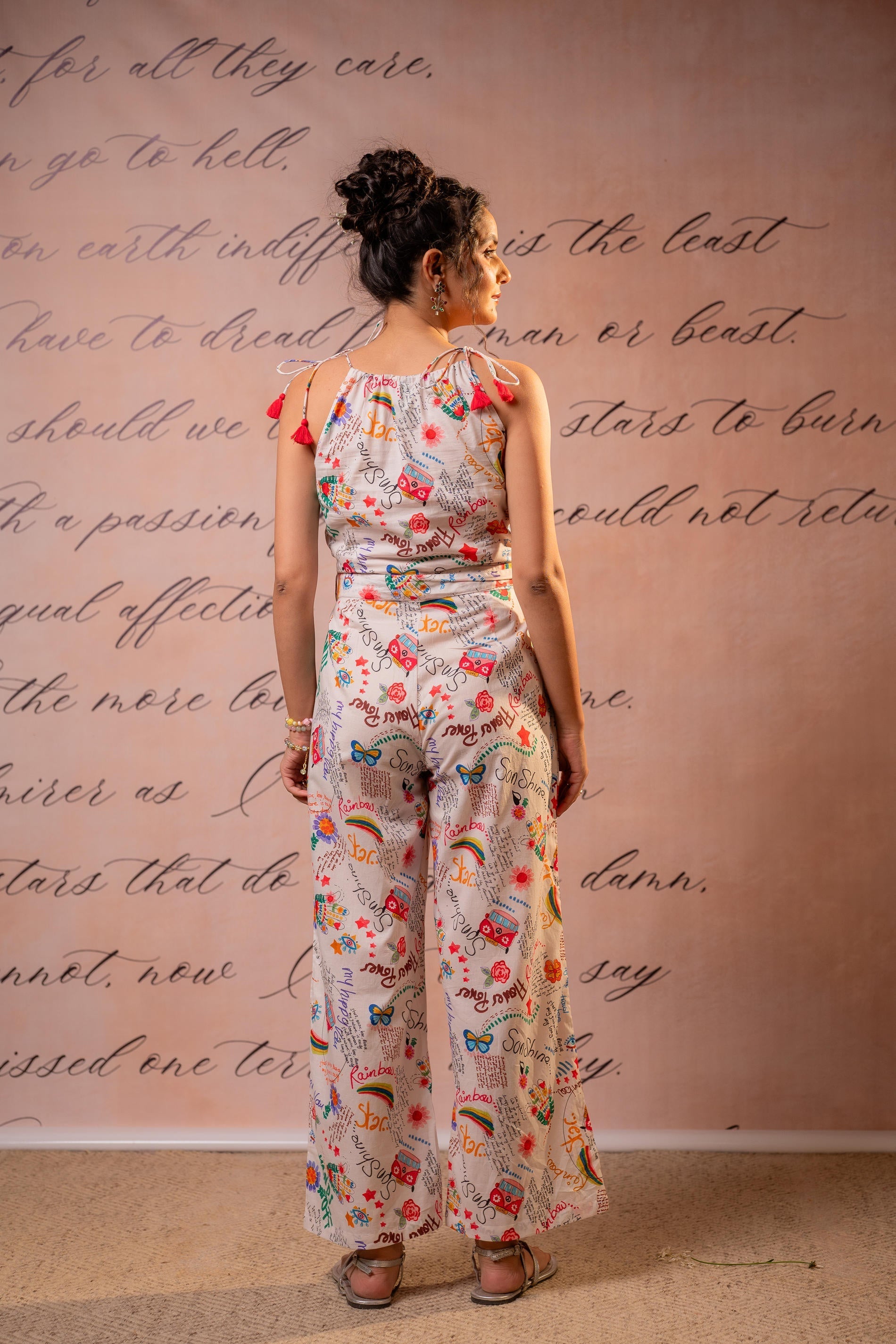 Juniper Canvas Carnival Printed Jumpsuit