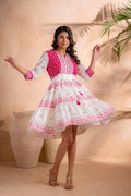 Juniper Fuchsia Heritage Tier Dress