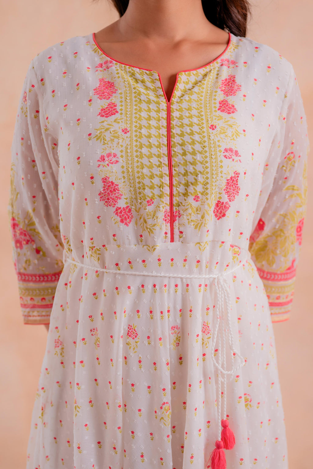 Juniper Gulnaar Garden Panelled Dress