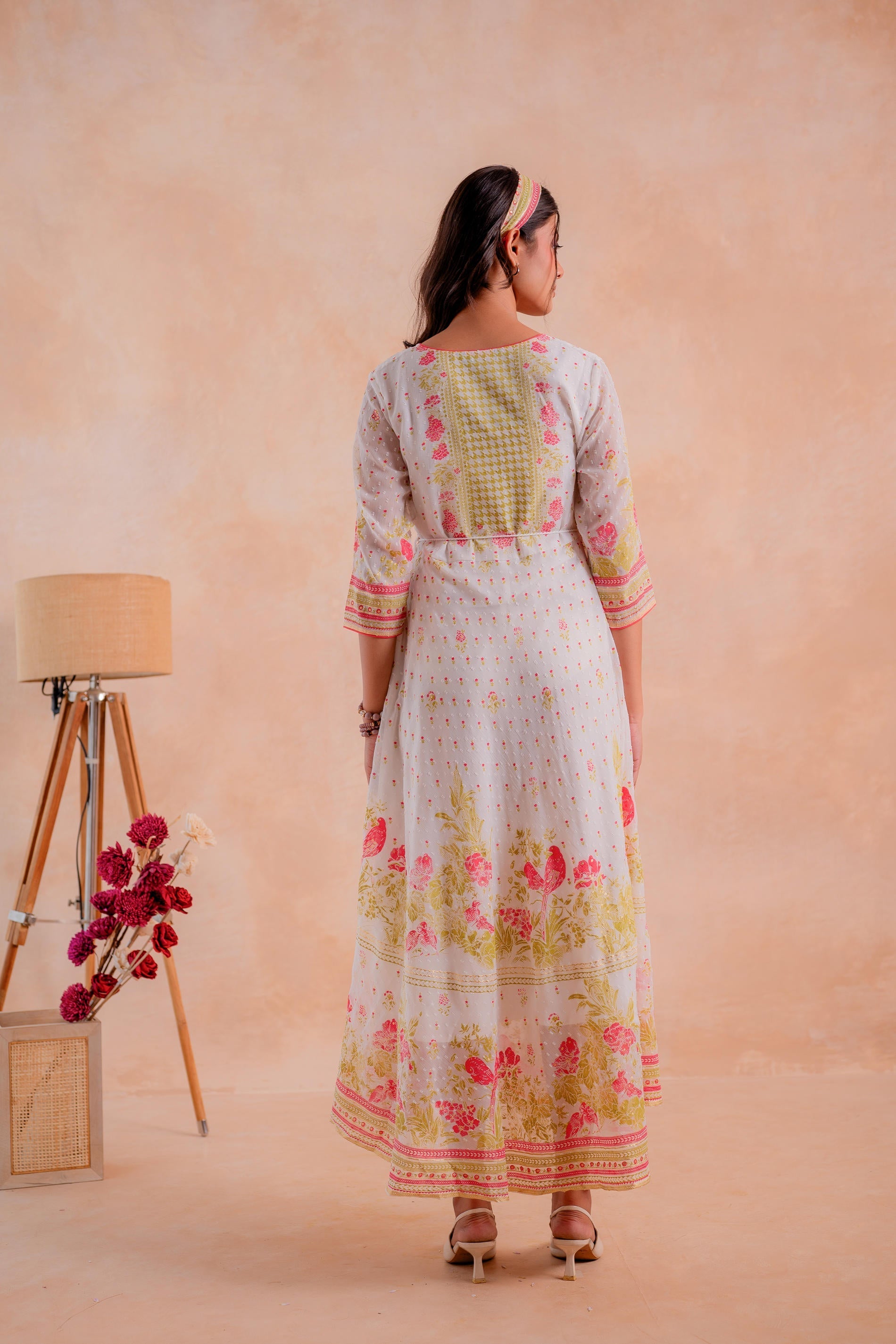 Juniper Gulnaar Garden Panelled Dress