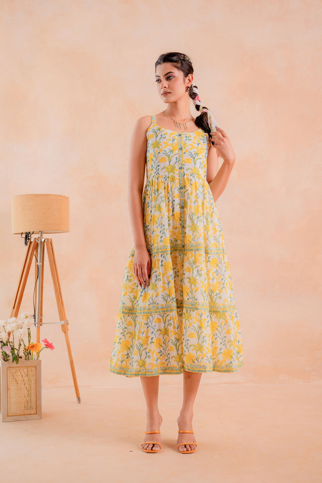 Juniper Sunlit Meadow Tiered Dress