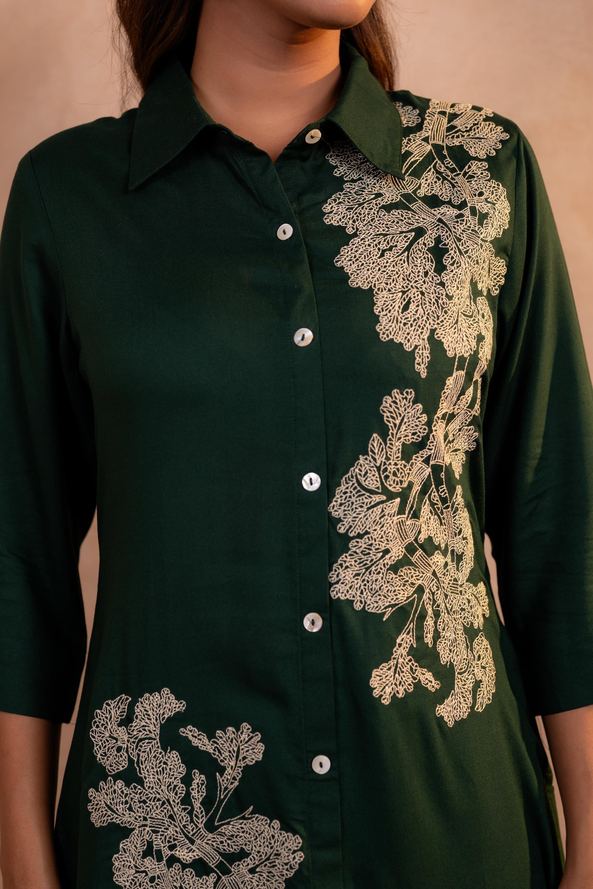 Juniper Forest Bloom Printed Kurta Set