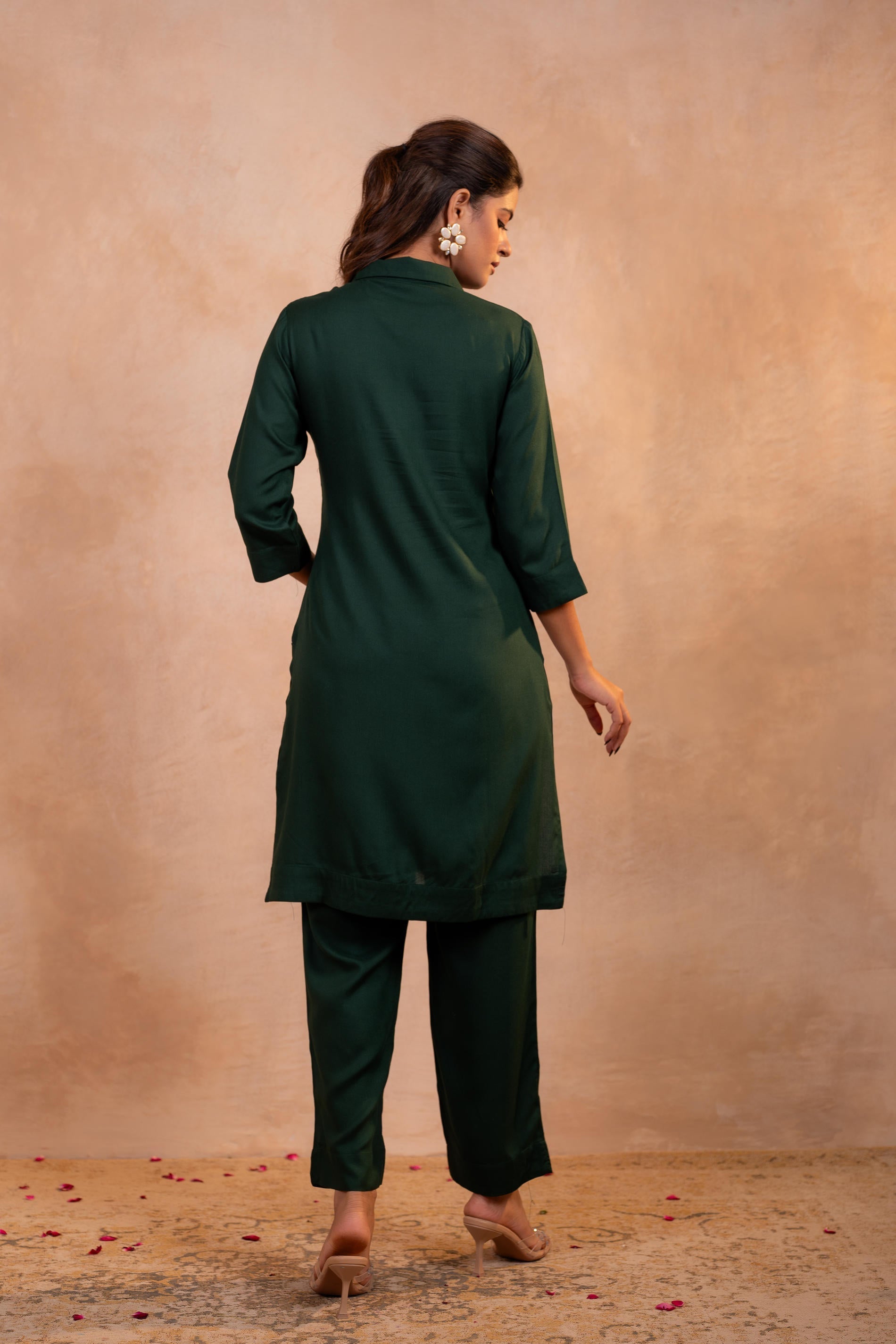 Juniper Forest Bloom Printed Kurta Set