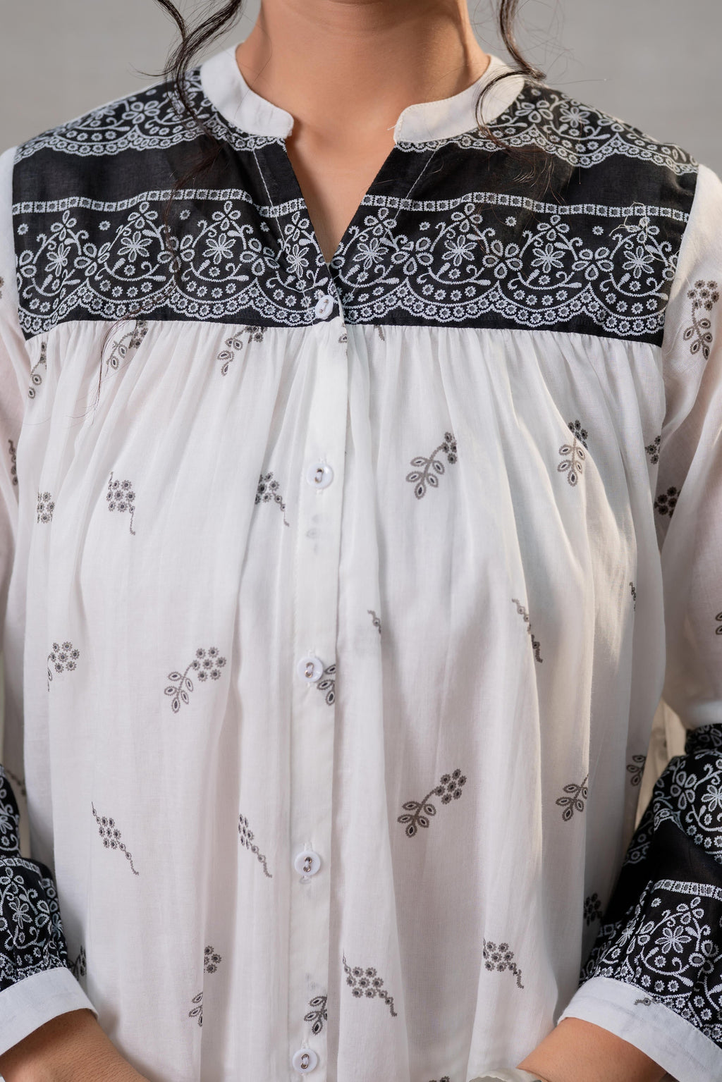 Juniper Ivory Kalaa Printed Tunic Set