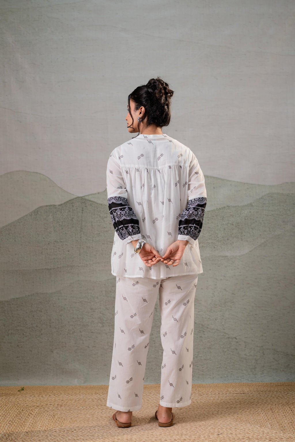 Juniper Ivory Kalaa Printed Tunic Set