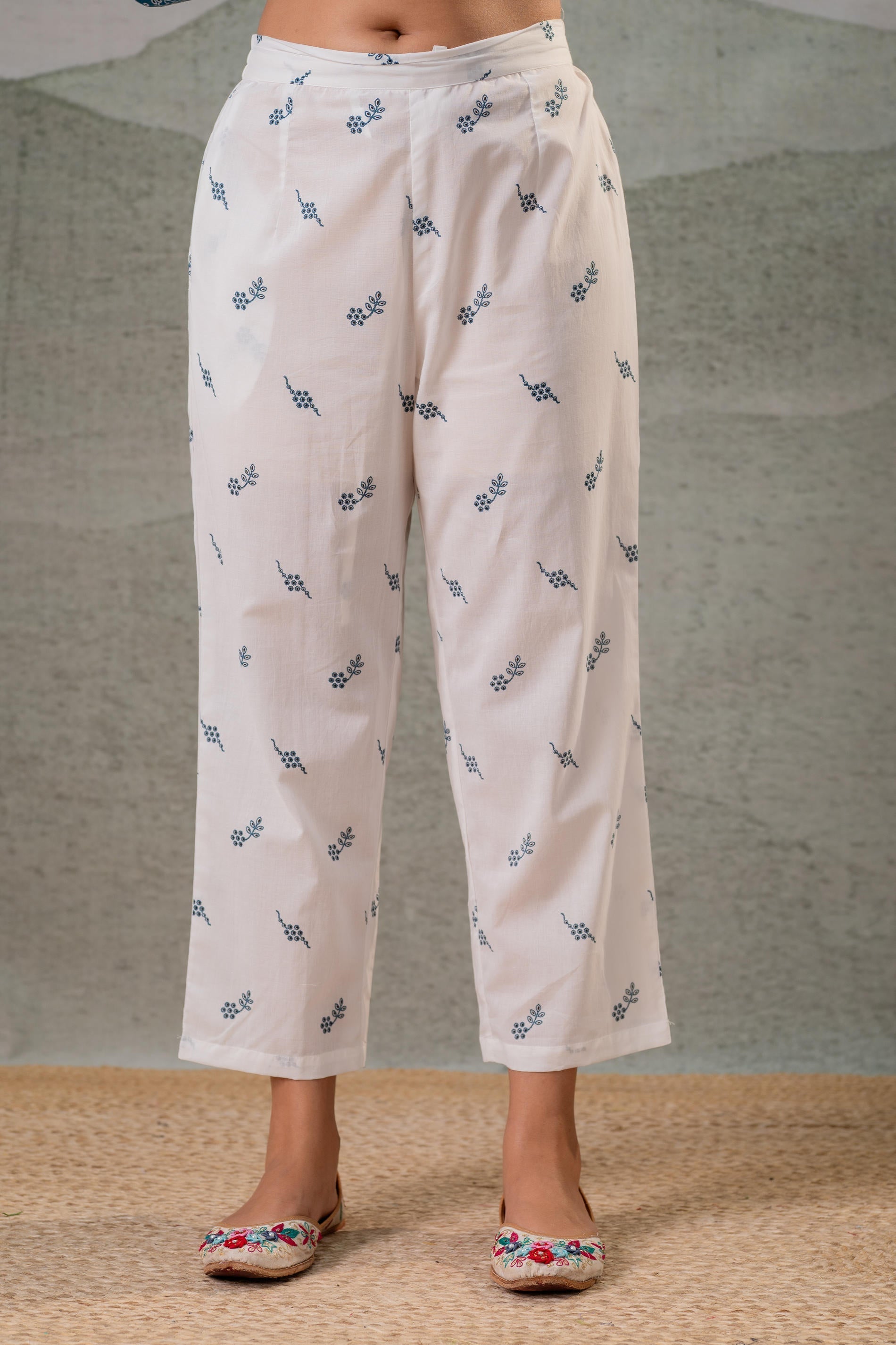 Juniper Ivory Kalaa Printed Tunic Set